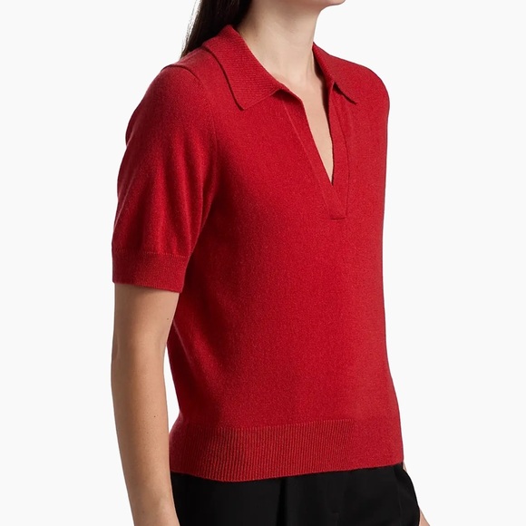 NWT reformation Louise Cashmere Polo Sweater - Picture 10 of 13